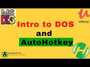 Intro to DOS & AutoHotkey | Learn how the Command prompt can save you!