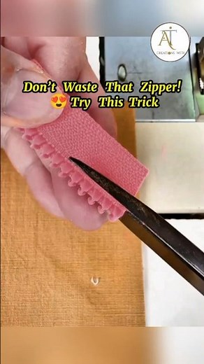 DIY Zipper Shortening Method | Easy & Fast