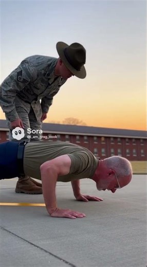 “Hold It, Trainee!” 💪 | Air Force Basic Training Push-Up Punishment