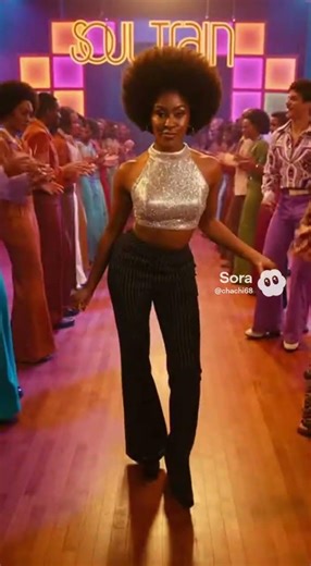 Soul Train Boogie Fever dancing down the line