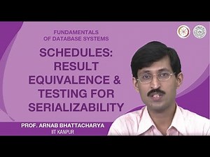 Schedules: Result Equivalence and Testing for Serializability