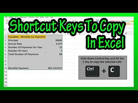 How To (Quickly) Use Keyboard Shortcut Keys To Copy And Paste Cells And Formulas In Excel Explained