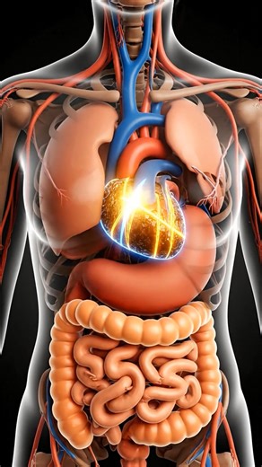 Iced Tea Caffeine Cooling Dual Pulse in Female Digestive System! 99% FAIL THIS DIGESTION RESET 😱 #health #digestivehealth #wellness #stomachfix #bloating #icedtea #caffeine #gutreset #metabolism #nutritiontips #bodyoshealth #shorts | Body OS Health