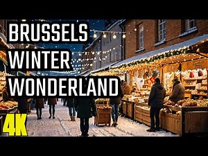 Brussels Christmas Market is a WINTER WONDERLAND!
