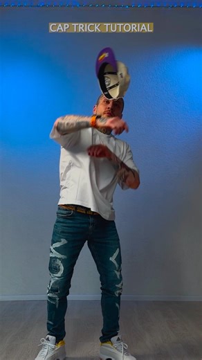 Dynamic CAP TRICK Tutorial for beginners 🫵 you should try #dance #captricks