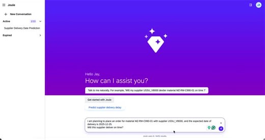 #vibecoding #sap #ai #rpt #supplychain #innovation #btp #sapbuild #joule | Jay Adnure