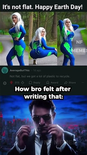 It's not flat. Happy Earth Day! 🌍✨