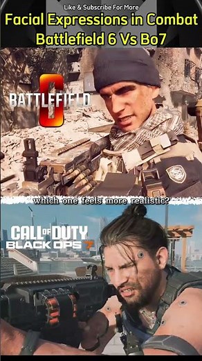 Battlefield 6 vs BO7 – Combat Facial Animation | Realistic Game Physics #battlefield6 #bo7 #gaming