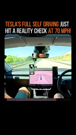 Artificial Intelligence | Technology | Robotics on Instagram: "Two Tesla influencers hit record on their cameras and started what they hoped would be a historic trip. Comment "GUIDE" to receive 5-minute 'Top 1% Prompt' guide NOW! The goal was simple. They wanted to prove that Tesla’s new Full Self-Driving feature could handle a cross-country journey without human input. It only took 60 miles for that dream to end. On a California freeway, their Model Y “Juniper” slammed into a large metal girder