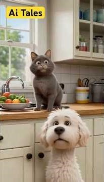 When Pets 🐈🦮Hears Fridge Sound 😂.Fridge open =Pets Emergency 🚨 #funny #pets