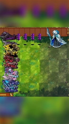 All Family Gatling Turret Vs Ice borg Executrix Mk Alpha #pvz #pvzfusion #memes