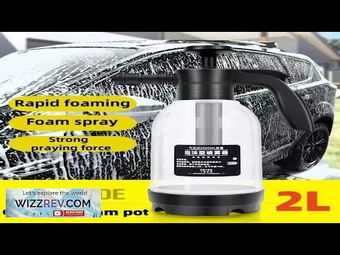 1 2pcs 2L Hand Pump Foam Sprayer Pneumatic Washer Foam Snow Foam High