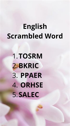 99% FAIL Unscramble Challenge 🤔🎯👍👈 #shorts