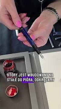 Jak używać tłoczka do napełnienia pióra atramentem?