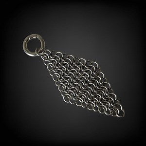 Chainmail Fidget Keychain - Stainless Steel Sensory Toy for Adults - Bag Charm - Etsy