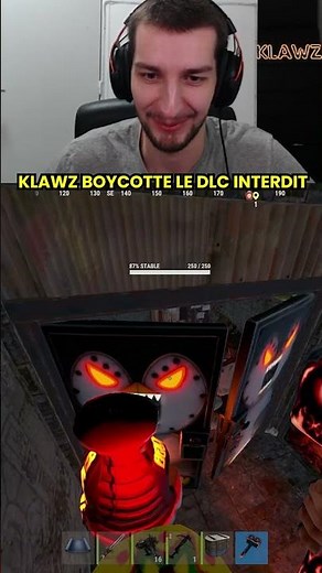 klawz boycotte le nouveau dlc #rust #rustfr #aléatoire