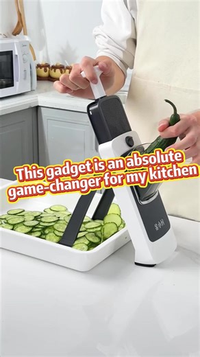 【ONCE FOR ALL 】2026 new model, 4th generationJS04 Upgrade Safe Mandoline Slicer Plus Adjustable Vegetable Food Chopper with Detachable Blade 420 Stainless Steel Blades Easy Clean Kitchen Tool Gift