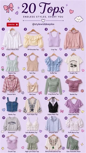 24 Cute Top Styles for Women | Trendy Tops for Every Outfit Mood ✨ #shorts #ytshorts