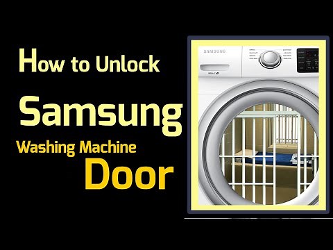 Unlock Samsung Washing Machine Door - Diagnostic Mode