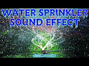 Water Sprinkler Sound Effect / Sound Of Garden Sprinkler Spraying Water Drops / Royalty Free Sample