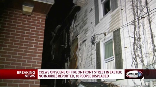 Fire destroys Exeter pizza shop, displaces several families