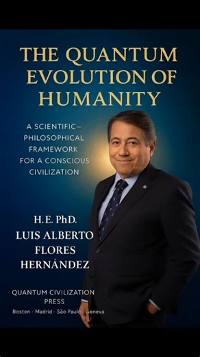 PhD. Alberto Flores Hernandez on Instagram: "📘 Official presentation of my new book: THE QUANTUM EVOLUTION OF HUMANITY: A Scientific-Philosophical Framework for a Conscious Civilization Today, with profound intellectual satisfaction and a commitment to civilization, I share the official presentation of my new work: The Quantum Evolution of Humanity, published by Quantum Civilization Press in Boston, Madrid, São Paulo, and Geneva. This book proposes a rigorous synthesis of: - Quantum physics and