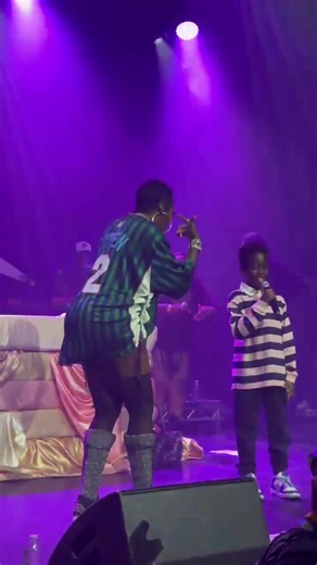 14K views · 547 reactions | Tiwa Savage’s son, Jamil showed off his rapping skills at her London concert "On the low". | OsaremenGist | Facebook