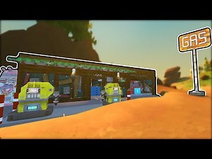We Built a Desert Gas Station for Converting Oil into Fuel! (Scrap Mechanic Co-op Survival Ep.40)