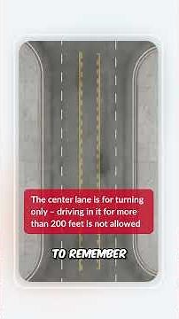 Center Left Turn Lane Rules How to Use the Shared Turn Lane Safely 200ft Rule