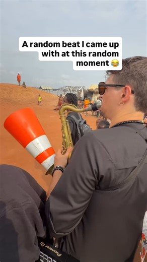 A random beat for your ears to dance to! #party #music | Wenzl - Traffic Cone Sax Man