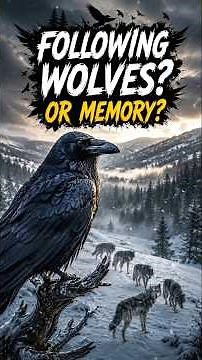 Why Do Ravens Follow Wolves? #shorts #animals #wildlife #why