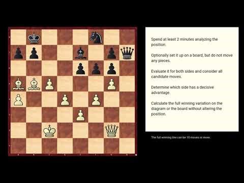 Deep Calculation Chess Puzzles #197
