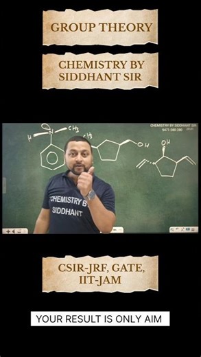 Symmetry Elements. Group Theory #csirchemistry