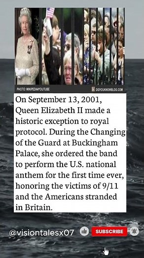 The Day Queen Elizabeth II Broke Royal Protocol for America 🇺🇸👑 | A Powerful 9/11 Tribute