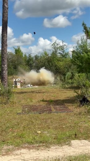 crazy blast with tannerite power.foul language