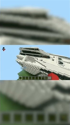 Minecraft Super Spaceship star skin #shorts #short