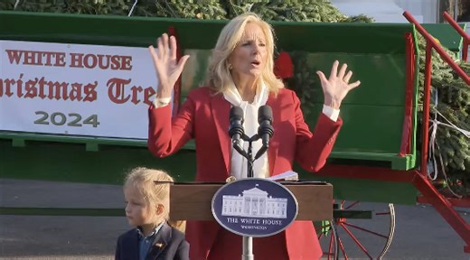 First Lady Receives Official 2024 White House Christmas Tree