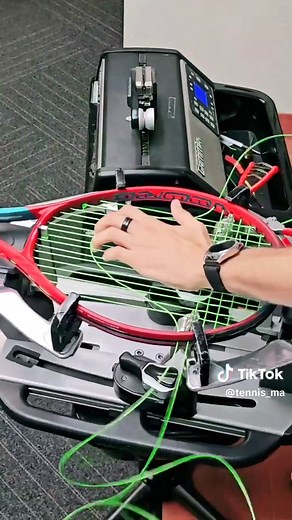 Swift Cross Stringing! 🧶😌 #tennis #tiktok #sports #shorts #reels #tennislife #kyrgios #tennisplayer #federer #nadal #alcaraz #djokovic #tsitsipas #monfils #murray #tenniscoach #asmr #babolat #yonex #wilson #medvedev #sinner #musetti #dimitrov #wawrinka #fyp