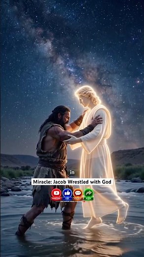 Jacob Wrestled with God | A Night That Changed His Life Forever #god #jesus #bible #prayer #faith