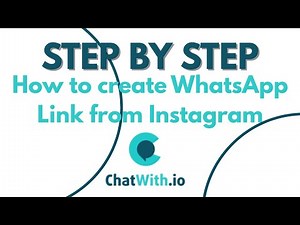 How to create WhatsApp Link from Instagram (Step by Step Guide)