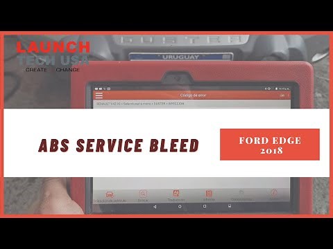 FORD Edge 2018 | ABS Service Bleed | LAUNCH X-431 PRO 3