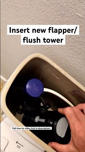 How to Change a Flush Valve for Beginners | Stop Running Toilet #diy #runningtoilet #plumber #toilet