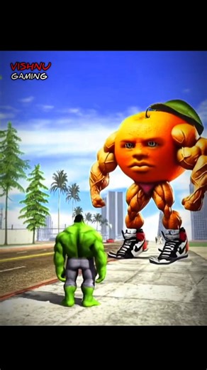 Franklin In Danger 😱 Hulk Vs Udin Din Din Dun 💥 #shorts #indianbikedriving3d #gta