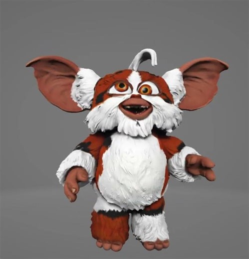 Mogwai Goofy - The Goofiest Mogwai #gremlins #disney #3dmodeling #cute #funny #art #miniature