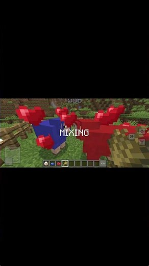 🟦+🟥=🟪 #minecraft #mixing #sheep