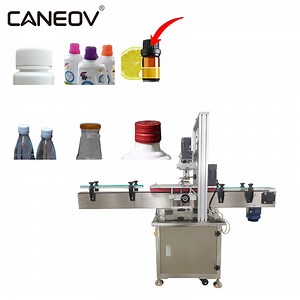 [Hot Item] Linear Automatic Capping Machine for Pump-Head Bottles and Plastic Bottles Without Damaging The Caps, with Production Line and Equipment