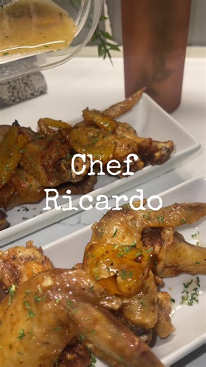 Lemon Garlic Wings with Raspberry Habanero BBQ Sauce #fyp #2026 #wings #myway