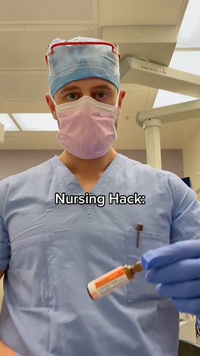 744K views · 3K reactions | nurse hack. 喙Credit : roburonium ‍⚕️...