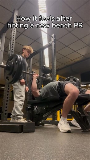 Ethan Cole on Instagram: "235 HAS FALLEN BOYS🫡 #viral #bench #gym #pr #awesome"