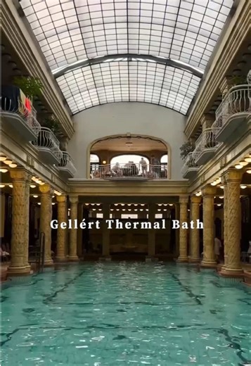 Experience Budapest’s iconic spa culture at its finest – Gellért Thermal Bath awaits! 🛁 🎥: @zarahoneysuckleandjoe Follow @‌hungarytravelers and save this post for more hidden gems and travel tips in Hungary! 🇭🇺 #hungarytravelers #travel #budapest #fyp #hungary